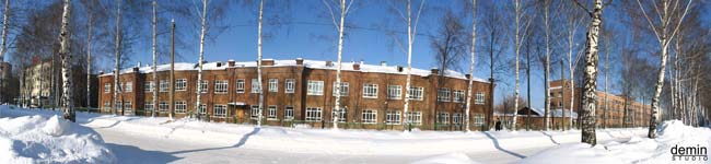 Панорама Ижевска: Больничный комплекс (ул. Наговицына - за дворцом президента)